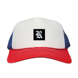 Red/ White / Blue Foam Mesh Snapback