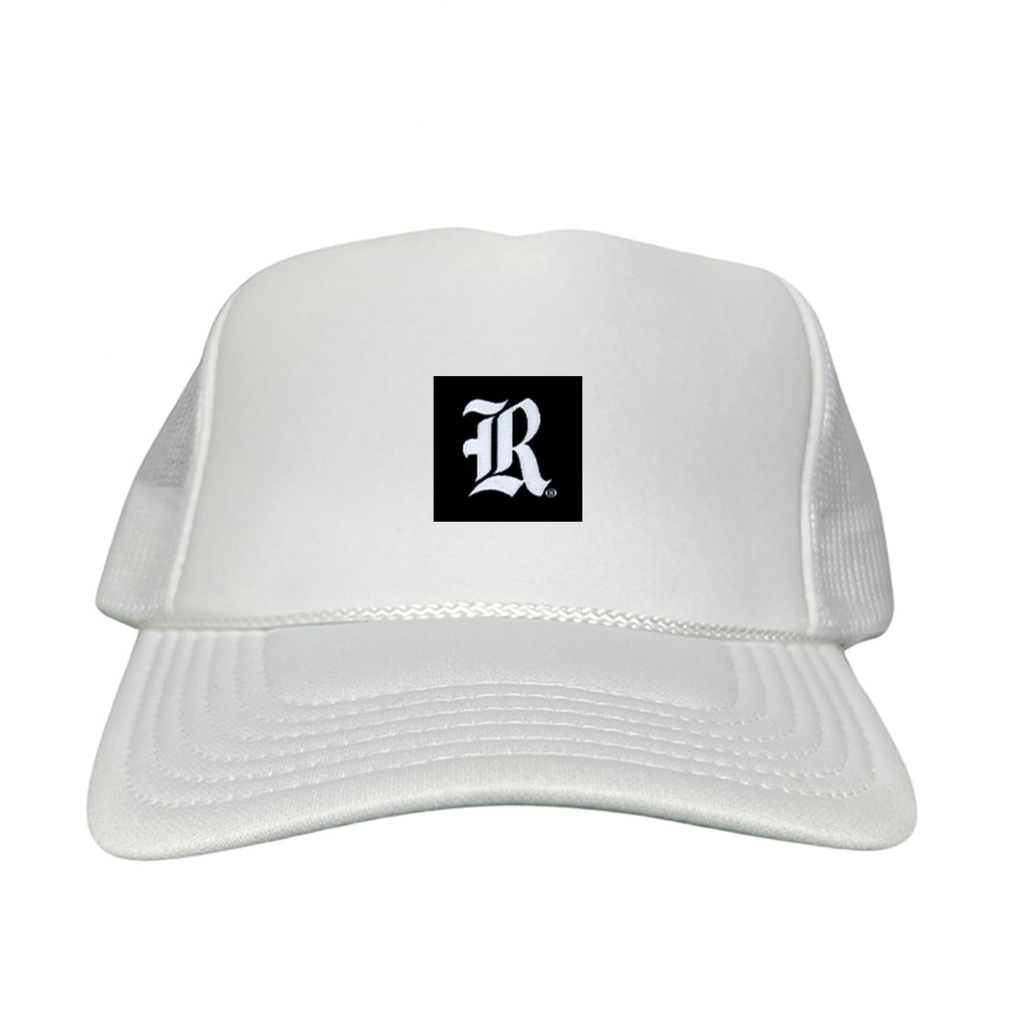 Rice Black Label LR Logo / 195 / Hat / RICE025 / MM - White Foam Mesh Snapback - Club Rehab