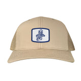 Khaki Curved Mesh Snapback