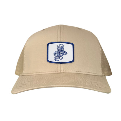 Rice Owls Walking Sammie / Hats/ 170 / Rice024 / MM - Khaki Curved Mesh Snapback - Club Rehab