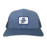 Navy Curved Mesh Snapback