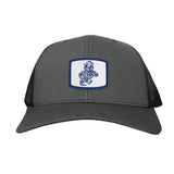 Charcoal Curved Mesh Snapback