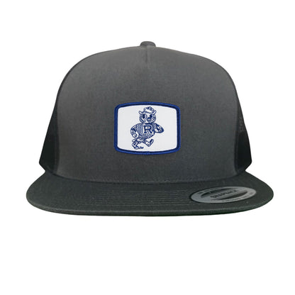 Rice Owls Walking Sammie / Hats/ 170 / Rice024 / MM - Charcoal Flat Bill Mesh Snapback - Club Rehab