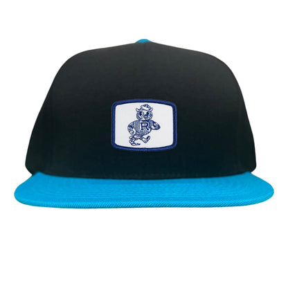 Rice Owls Walking Sammie / Hats/ 170 / Rice024 / MM - Black / Teal Flat Bill Canvas - Club Rehab