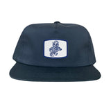 Navy Flat Bill Canvas