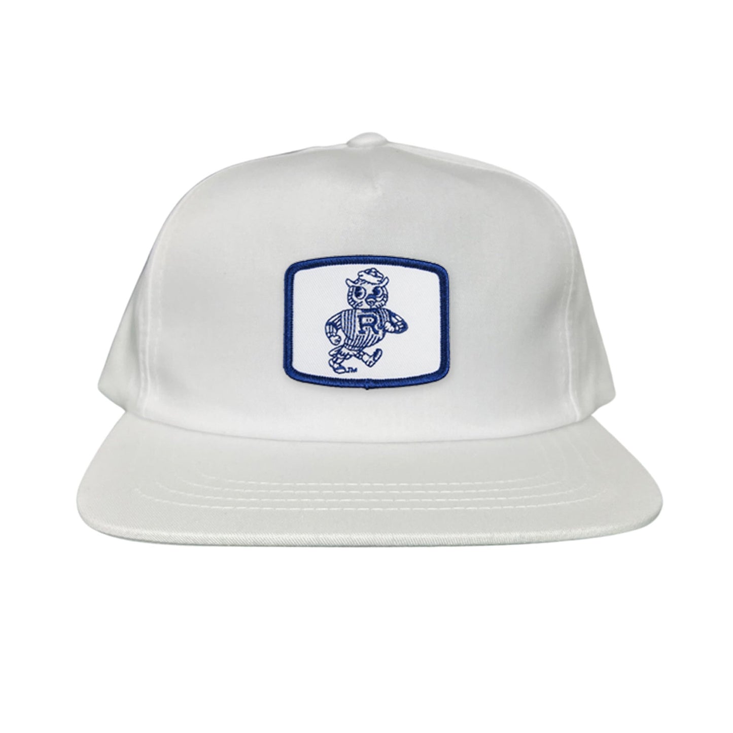 Rice Owls Walking Sammie / Hats/ 170 / Rice024 / MM - White Flat Bill Canvas - Club Rehab