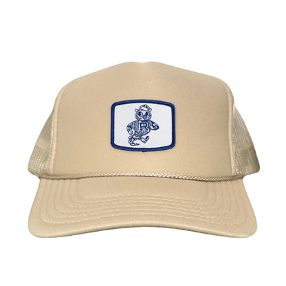 Rice Owls Walking Sammie / Hats/ 170 / Rice024 / MM - Khaki Foam Mesh Snapback - Club Rehab