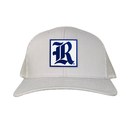 Rice Square LR Rubber Patch / 236 / Hat / / MM - Silver Curved Mesh Snapback - Club Rehab