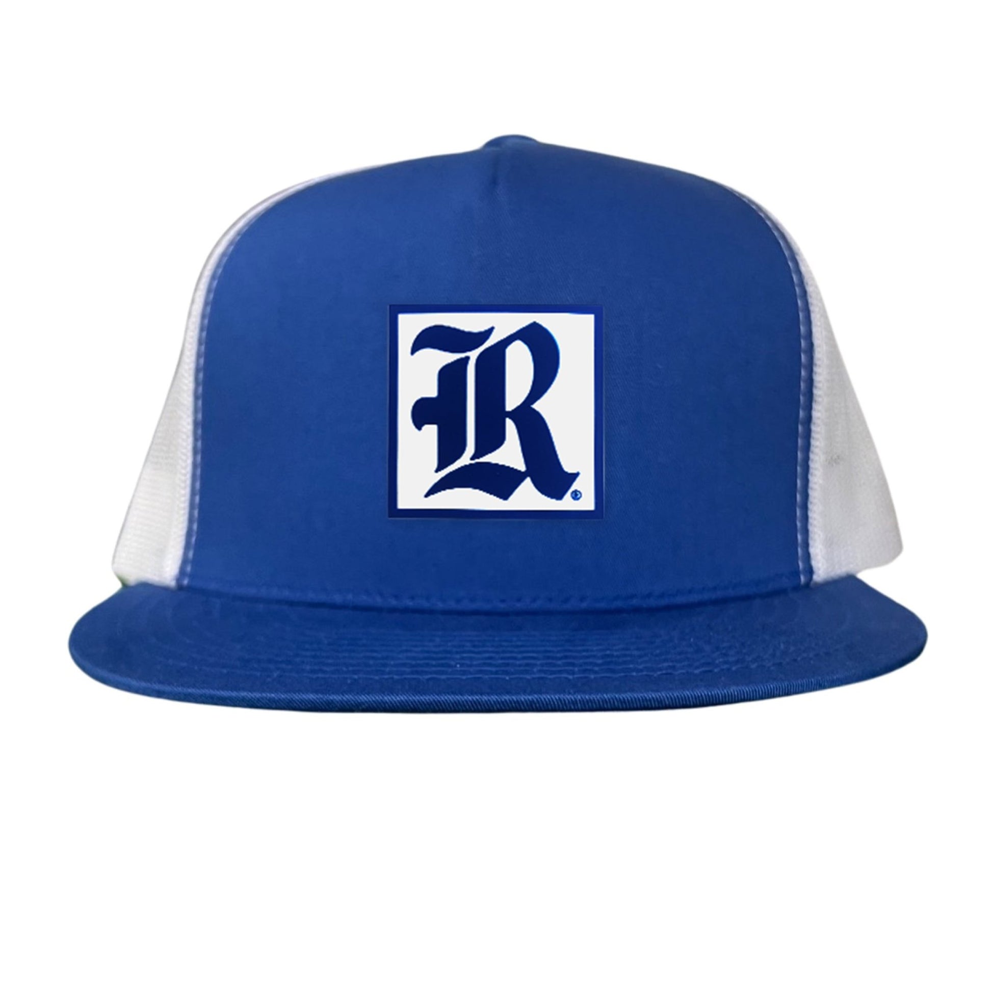 Rice Square LR Rubber Patch / 236 / Hat / / MM - Black Flat Bill Mesh Snapback - Club Rehab
