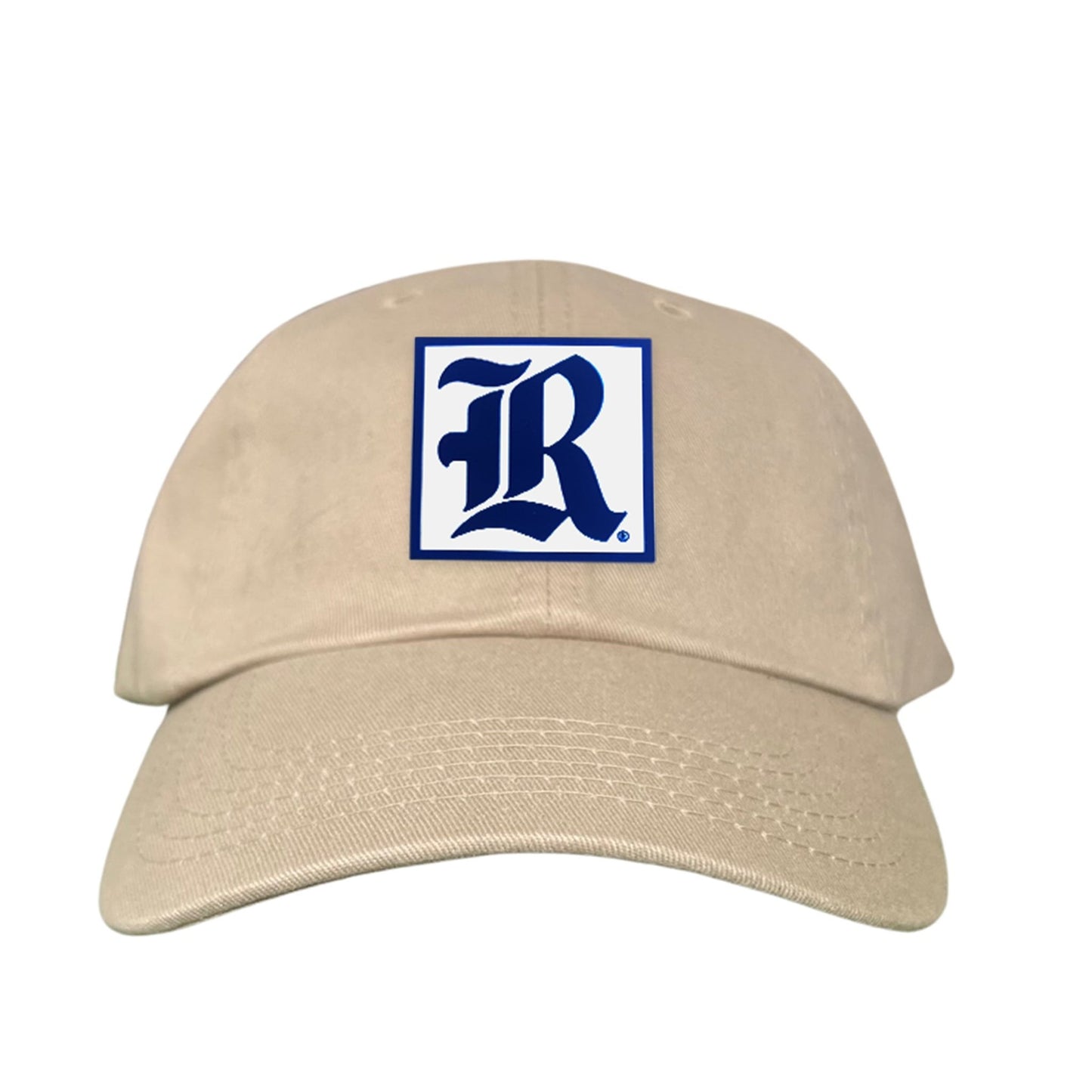 Rice Square LR Rubber Patch / 236 / Hat / / MM - Dad Hat Khaki - Club Rehab