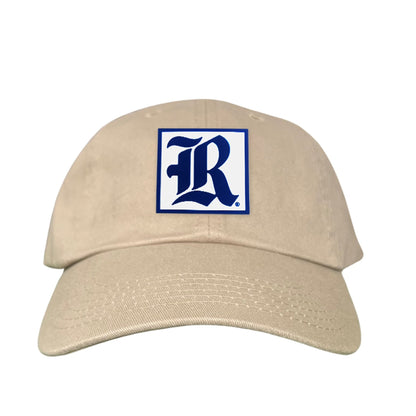 Rice Square LR Rubber Patch / 236 / Hat / / MM - Dad Hat Khaki - Club Rehab