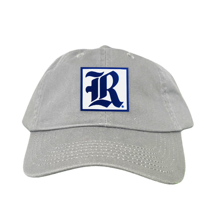 Rice Square LR Rubber Patch / 236 / Hat / / MM - Dad Hat Grey - Club Rehab