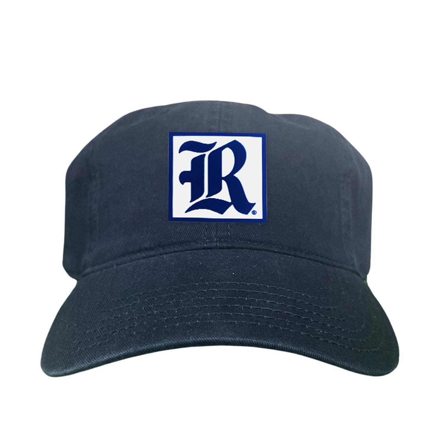Rice Square LR Rubber Patch / 236 / Hat / / MM - Dad Hat Navy - Club Rehab