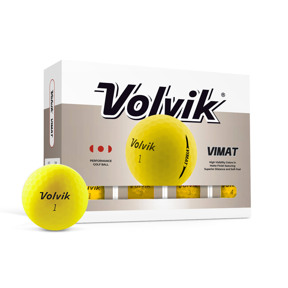 Volvik Vimat Matte Golf Balls – 1 Dozen