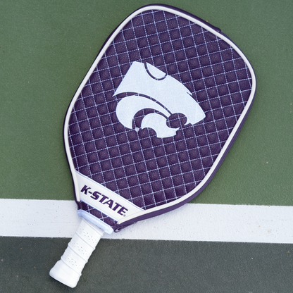 Kansas State Wildcats Quilted Pickleball Paddle Cover