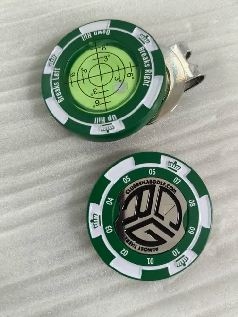 Hat-Trick Golf Level Marker and Clip