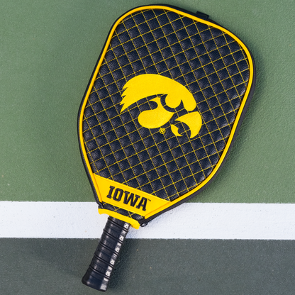 Iowa Hawkeyes Quilted Pickleball Paddle Cover