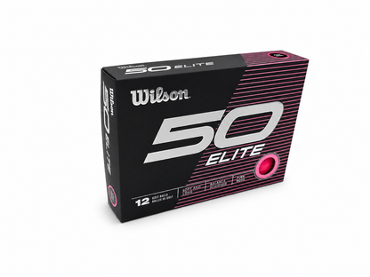 Wilson Staff Fifty Elite Golf Balls – 12 Pack
