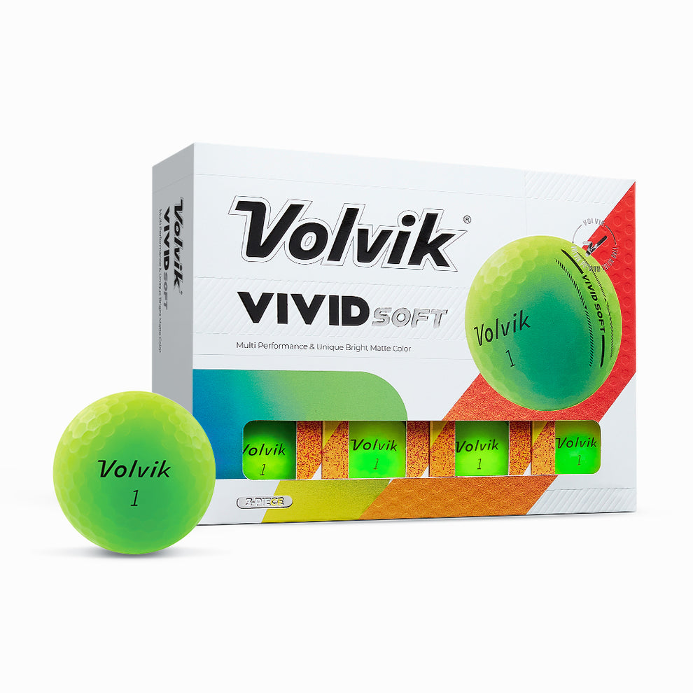 Volvik Vivid Soft Golf Balls – 1 Dozen
