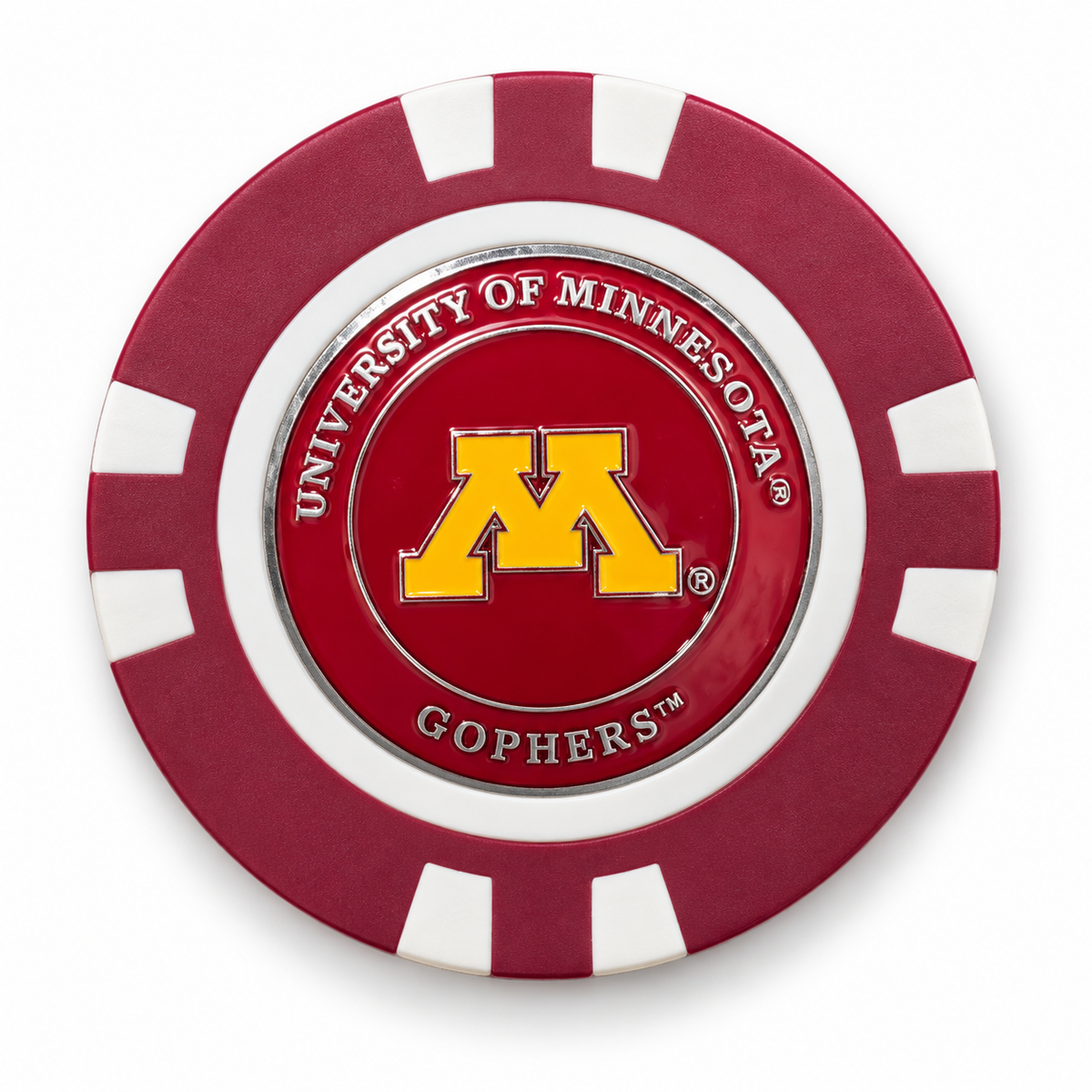 Minnesota Golden Gophers Poker Chip Ball Marker