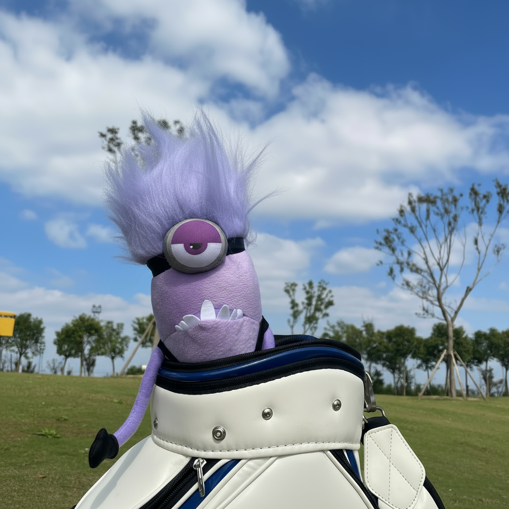 Wild Purple Monster Golf Club Headcover