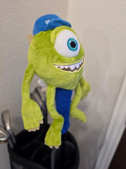 Green Monster Plush Character Golf Headcover