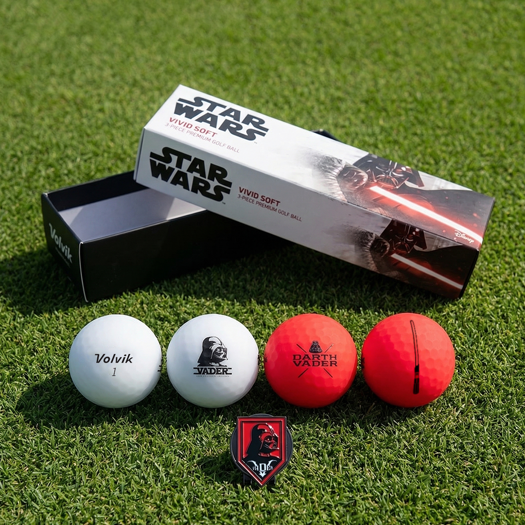 Volvik Star Wars Darth Vader Golf Gift Set with Ball Marker