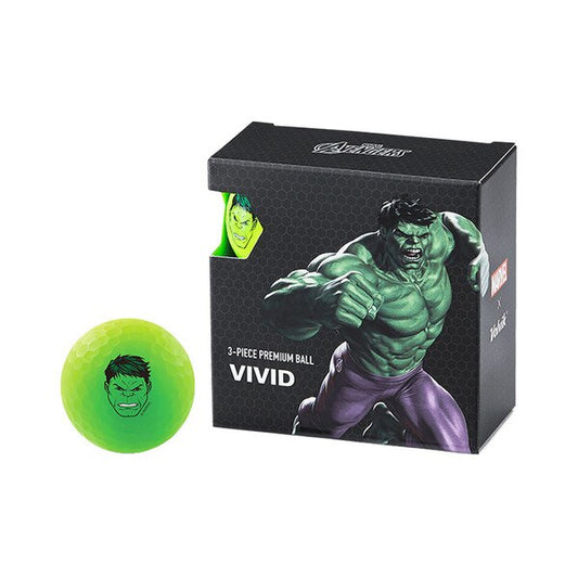 Volvik Vivid Soft Marvel Hulk Golf Balls – 4 Ball Pack