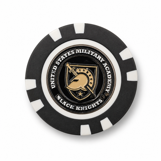 Officially Licensed Military Academy Black Knights Poker Chip Ball Marker