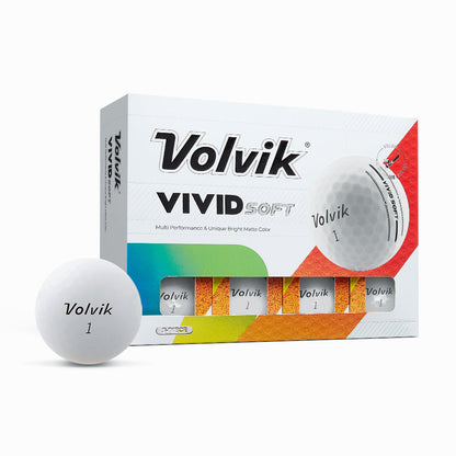 Volvik Vivid Soft Golf Balls – 1 Dozen