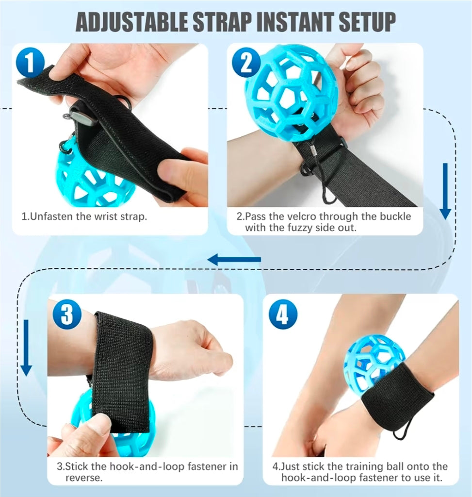 Dual-Strap Swing Control Trainer + Smart Golf Ball