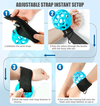 Dual-Strap Swing Control Trainer + Smart Golf Ball