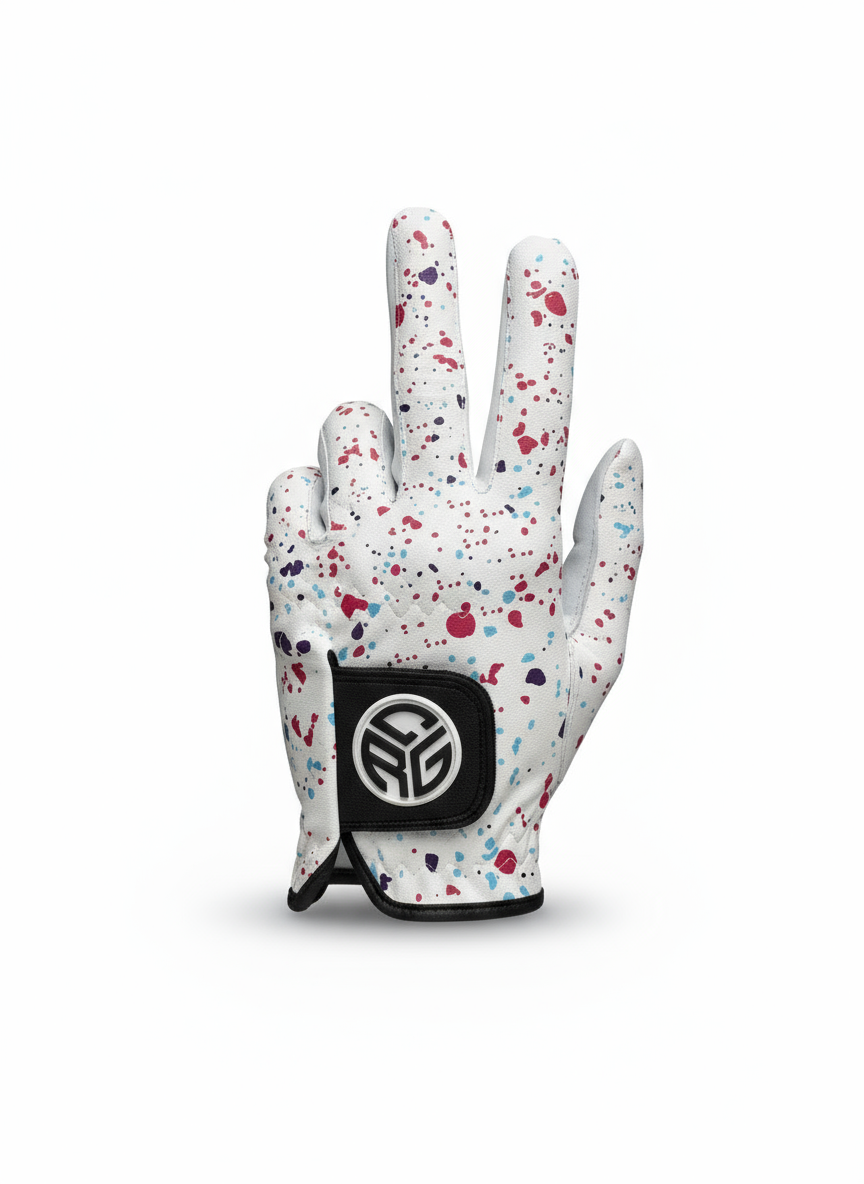 Splatter CRG Golf Glove – Limited Drop | Universal Fit | Premium Leather