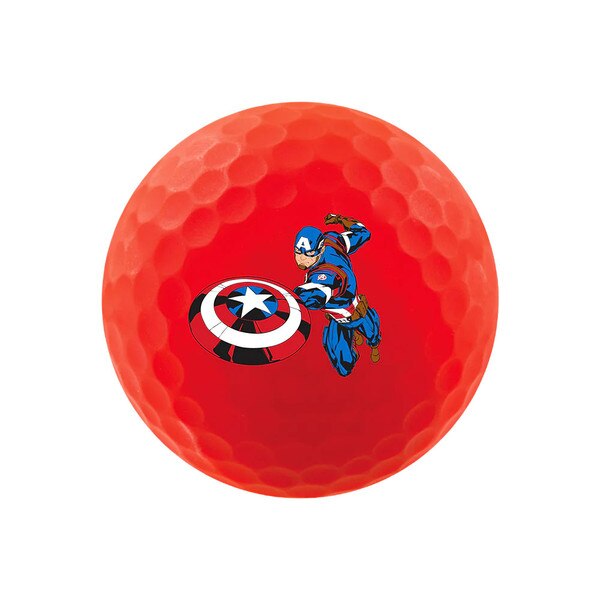 Volvik Vivid Soft Marvel Series Golf Balls with Ball Marker – 4 Ball Gift Set