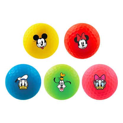 Volvik Vivid Disney Friends Golf Ball Collection – 5 Ball Gift Set