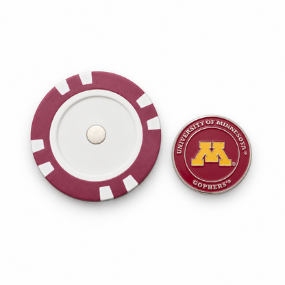 Minnesota Golden Gophers Poker Chip Ball Marker
