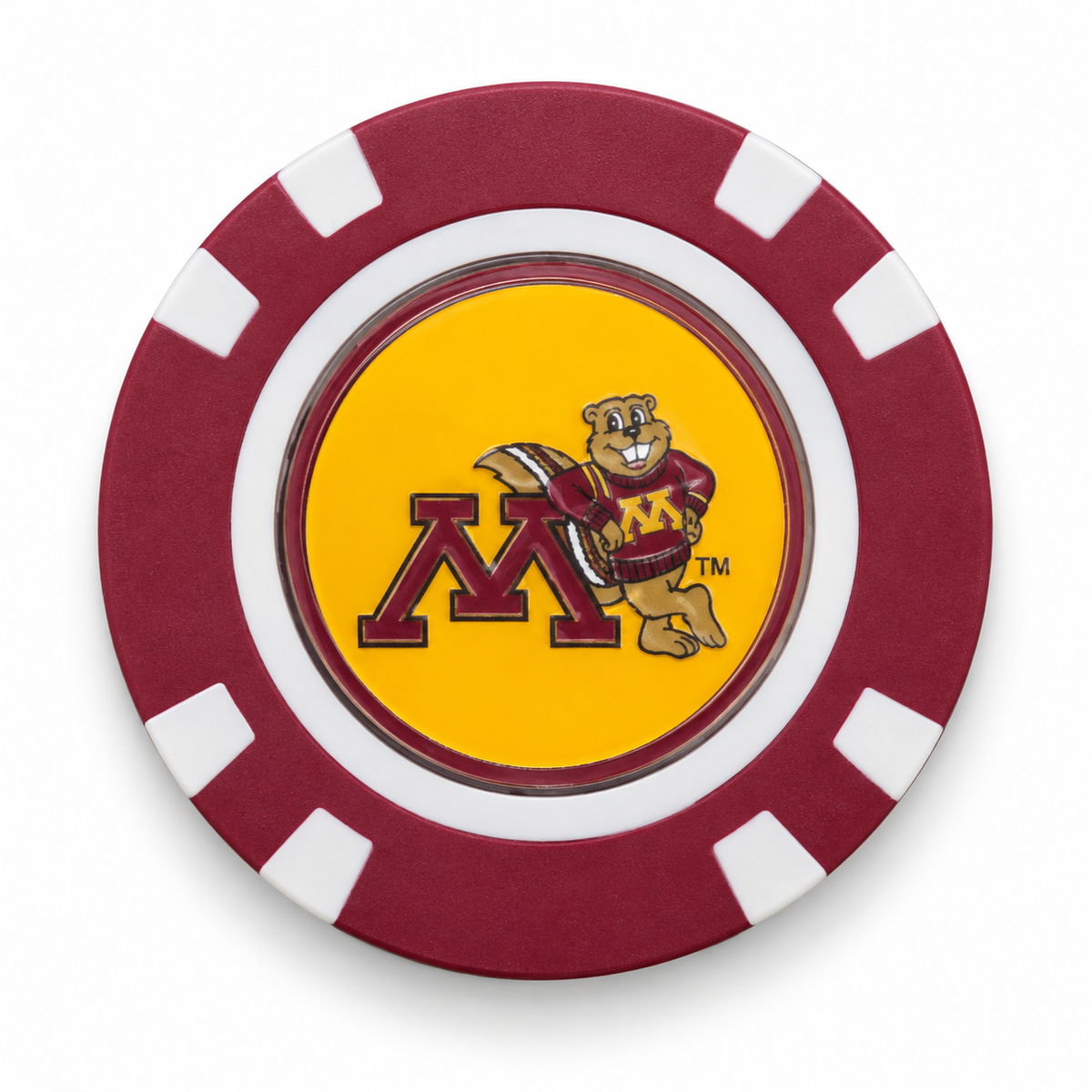 Minnesota Golden Gophers Poker Chip Ball Marker