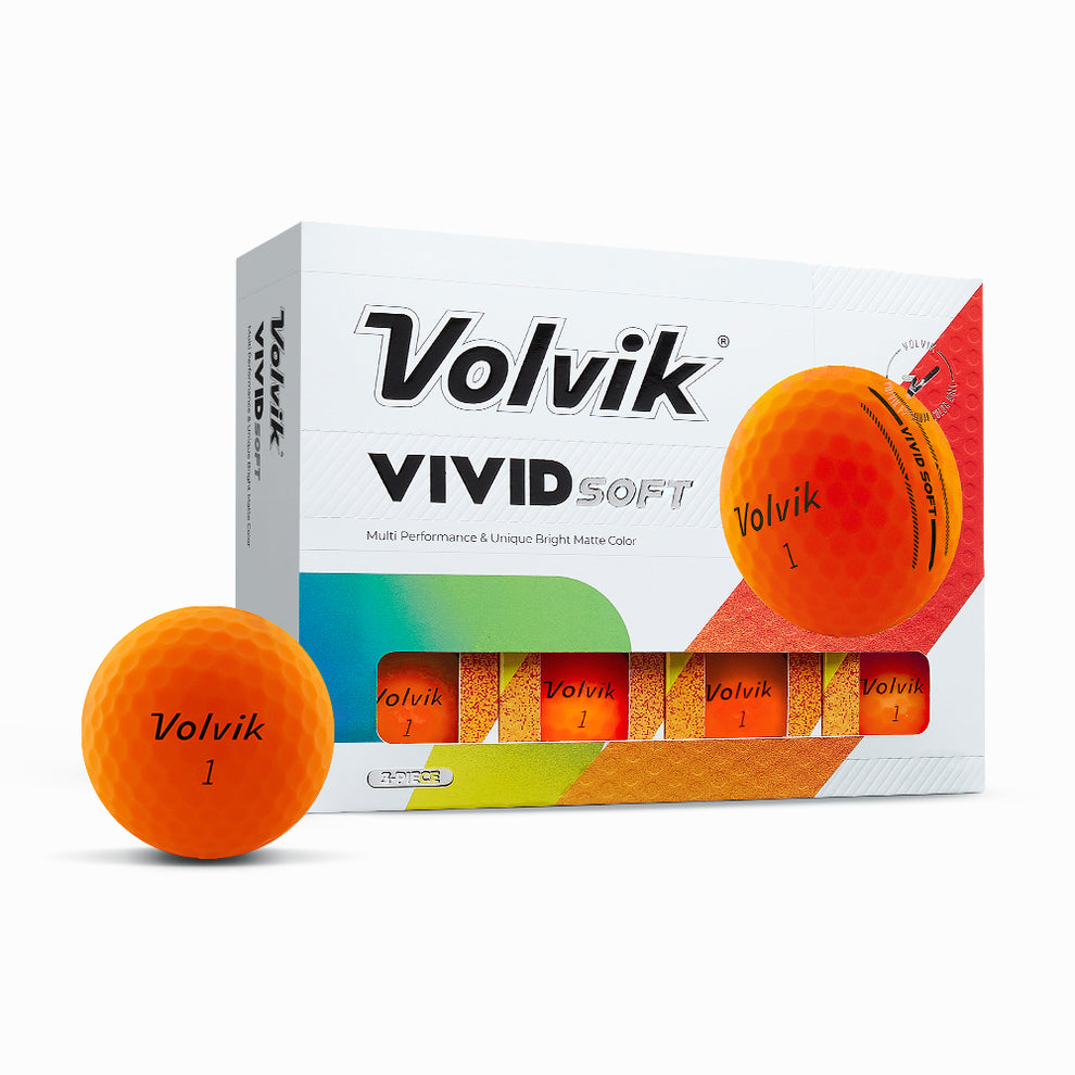 Volvik Vivid Soft Golf Balls – 1 Dozen