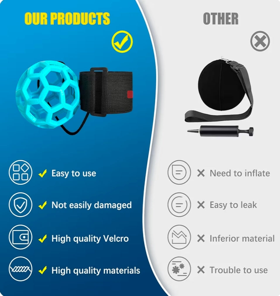 Dual-Strap Swing Control Trainer + Smart Golf Ball