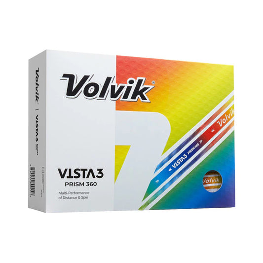 Volvik Vista3 Prism 360 Golf Balls – 1 Dozen
