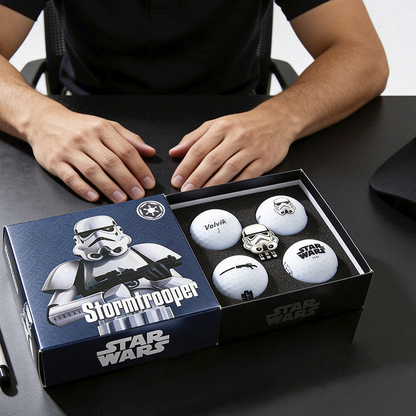 Volvik Vivid Soft Star Wars Stormtrooper Golf Balls – 4 Ball Pack