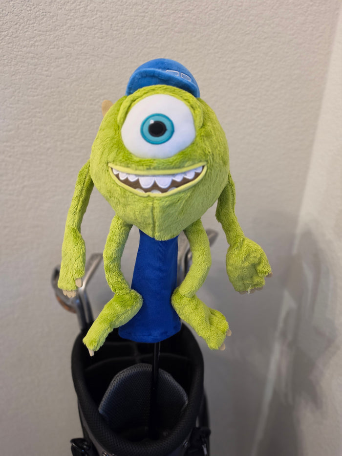 Green Monster Plush Character Golf Headcover