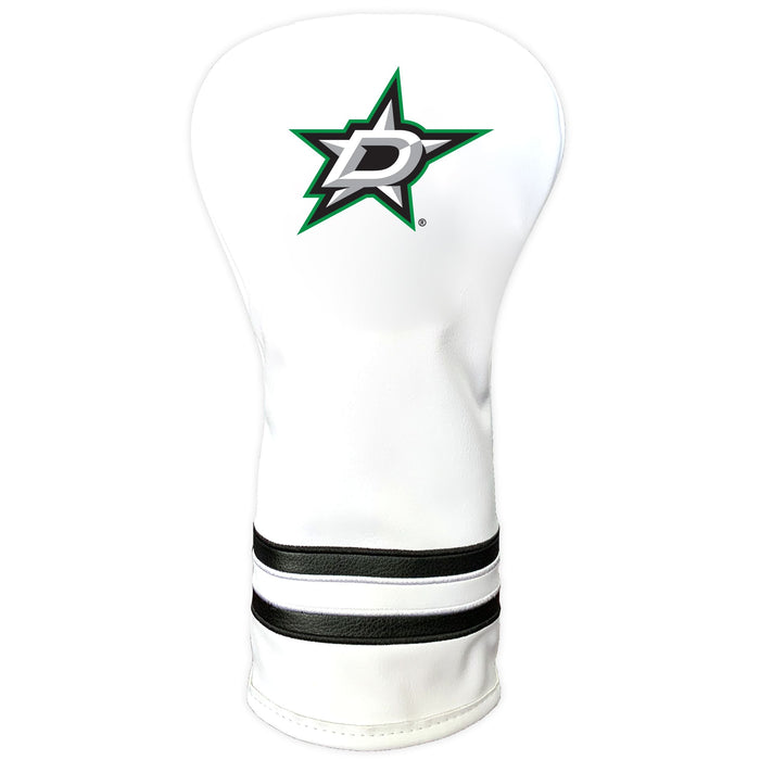 Dallas Stars Vintage White Printed Driver Headcover
