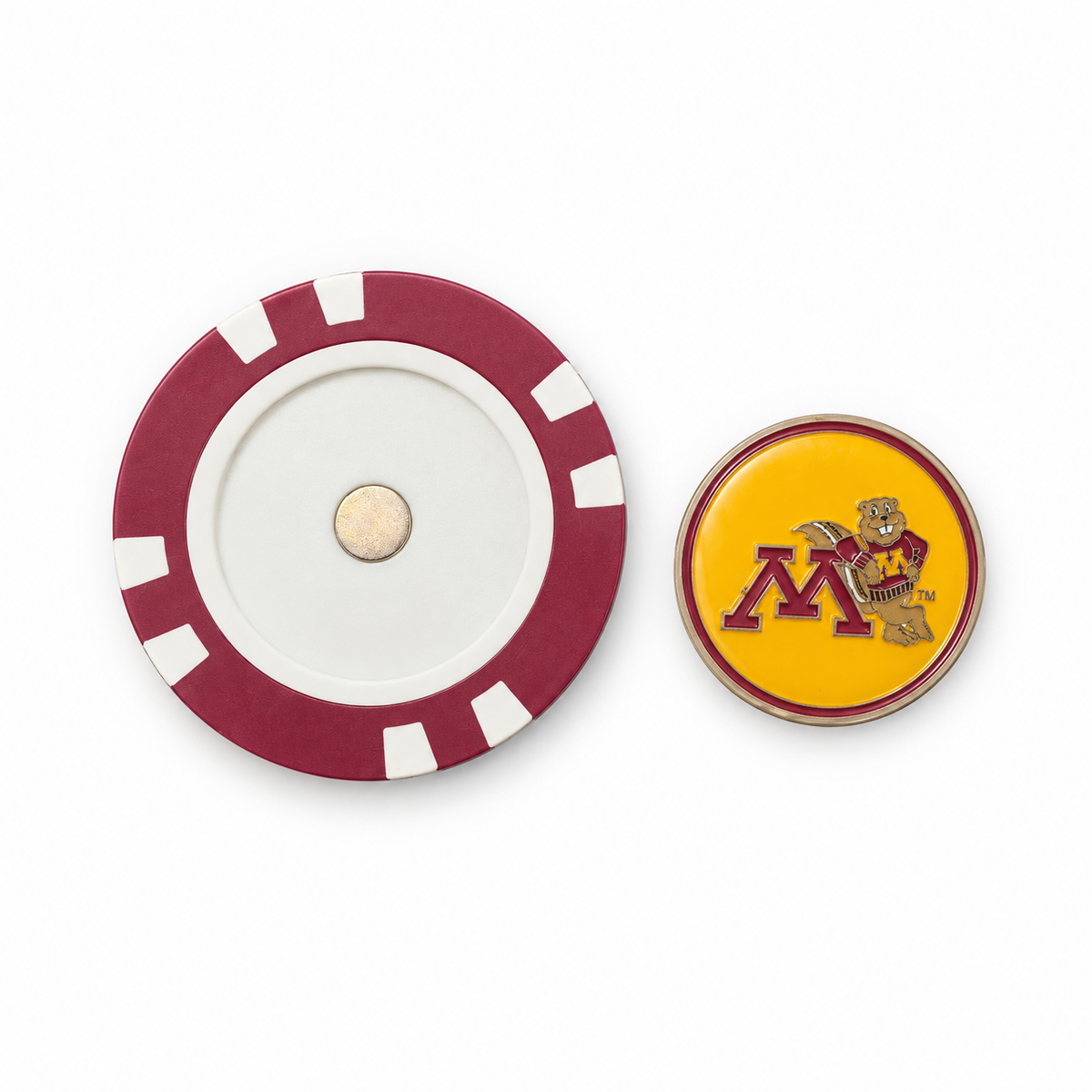 Minnesota Golden Gophers Poker Chip Ball Marker