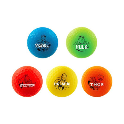 Volvik Vivid Soft Marvel Heroes Golf Ball Gift Set – 5 Ball Collection