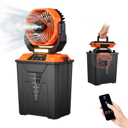 Cart Cooler Portable Misting Fan