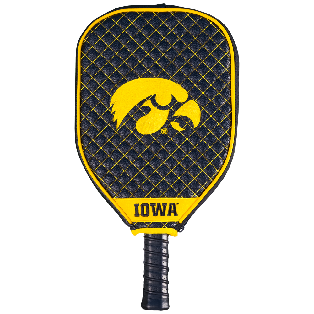 Iowa Hawkeyes Quilted Pickleball Paddle Cover