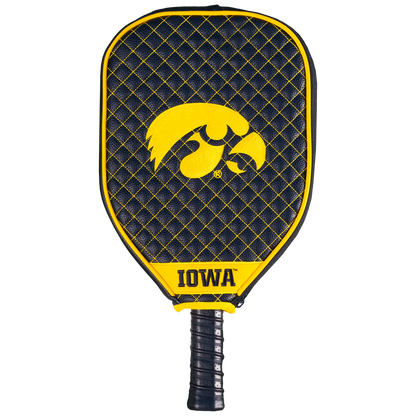 Iowa Hawkeyes Quilted Pickleball Paddle Cover