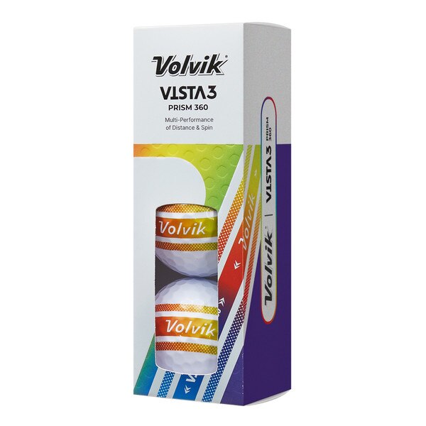 Volvik Vista3 Prism 360 Golf Balls – 1 Dozen