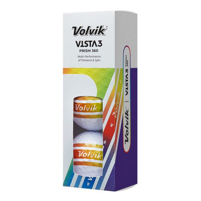 Volvik Vista3 Prism 360 Golf Balls – 1 Dozen